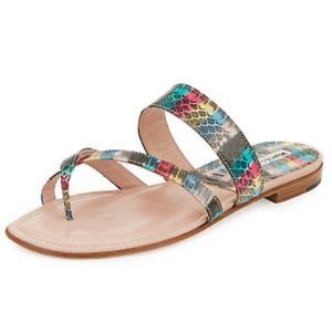 Manolo Blahnik Python Susa Sandals